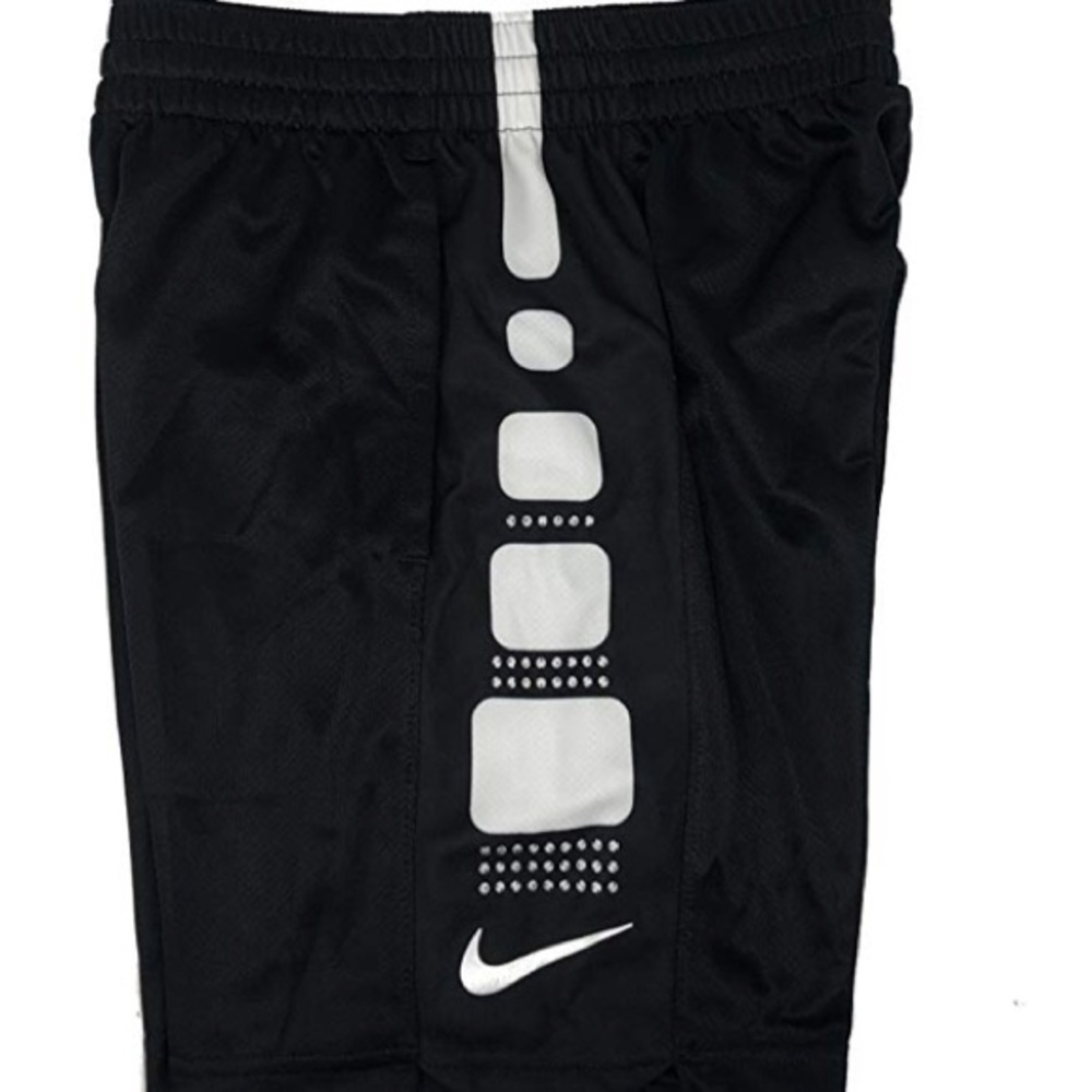 Nike NWT Elite Boys Dri-Fit Black & White Shorts Sz S Basketball Gym Workout - Picture 3 of 5